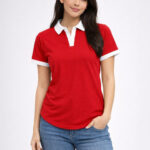 Adyavastram Women Polo Collar T-shirt