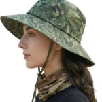 Alexvyan Women Green Self Design Bucket Hat