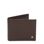 Allen Solly Men Coffee Brown Solid Two Fold Leather Wallet
