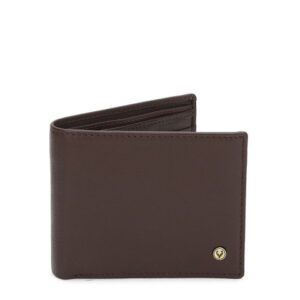 Allen Solly Men Coffee Brown Solid Two Fold Leather Wallet