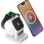 Ambrane Aerosync Trio 3 in 1 Magesafe Wireless 22.5w Charger