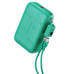 Ambrane Powermini 10 Compact 10000mAh 22.5W Fast Charging Powerbank - Green