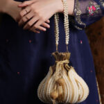 Anouk Embellished Embroidered Potli Clutch