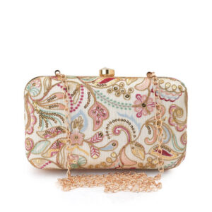 Anouk Embroidered Purse Clutch