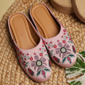 Anouk Women Embellished Mules with Embroidered Flats