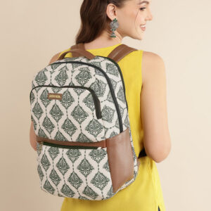 Anouk Women Ethnic Motifs Printed 14 Inch Laptop Backpack