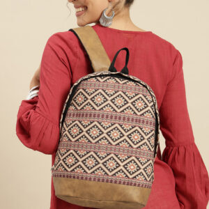 Anouk Women Geometric Printed Backpack