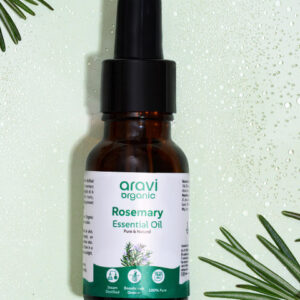 Aravi Organic Pure & Natural Rosemary Essential Oil For Hair Growth - 30ml