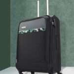 Aristocrat COMMANDER Camouflage Print Expandable Medium Trolley Suitcase