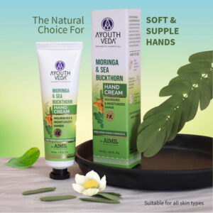 AYOUTHVEDA Nourishing & Moisturizing Moringa & Sea Buckthorn Hand Cream - 30g