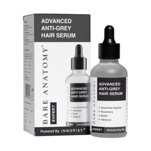 Bare Anatomy Advanced Anti-Grey Hair Serum To Reduce Hair & Beard Greying - 50 ml