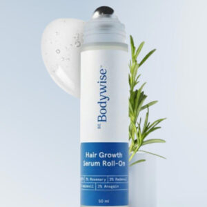 Be Bodywise Hair Growth Serum Roll On with Rosemary & Redensyl for Hair Growth - 50 ml