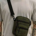 Bewakoof Unisex Olive Green Stackable Sling Bag