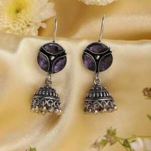 Biba Circular Jhumkas Earrings