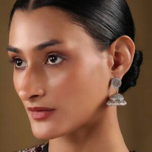 Biba Circular Jhumkas Earrings