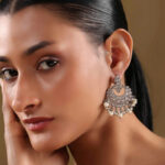 Biba Crescent Shaped Chandbalis Earrings