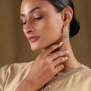 Biba Dome Shaped Jhumkas Earrings