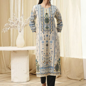 Biba Ethnic Motifs Printed Thread Work A-Line Republic Day Republic Day Kurta
