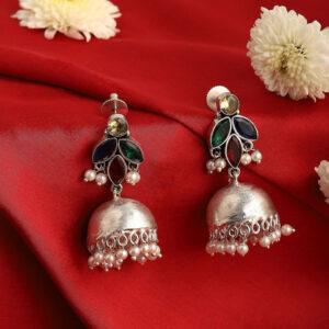Biba Floral Jhumkas Earrings