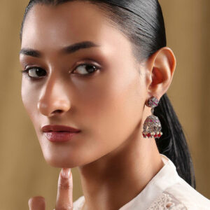 Biba Floral Jhumkas Earrings