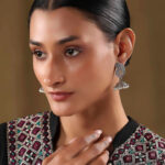 Biba Paisley Shaped Jhumkas Earrings