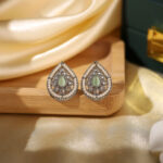 Biba Teardrop Shaped Studs Earrings