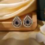 Biba Teardrop Shaped Studs Earrings
