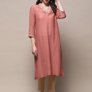 Biba Women Flared Sleeves Kurta