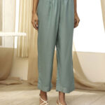 Biba Women Knitted Ethnic Straight Palazzos