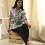 Biba Women Standard Floral Printed Cotton Casual Shirt