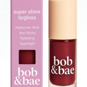 bob & bae Super Shine Lip Gloss With Hyaluronic Acid - 2 ml - Kiss & Tell