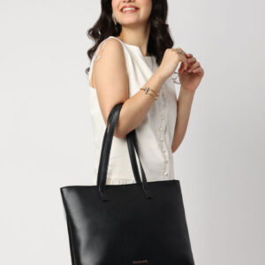 Buy Fastrack Black Pebblepop Tote For Women Fits Upto 14