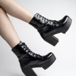 Buy Stylestry Women Casual Block Heeled Biker Boots - - Footwear for Women