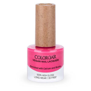 Colorbar 100% High Gloss Long Wear Vegan Nail Lacquer with Calcium & Biotin 8 ml - Ballet 031