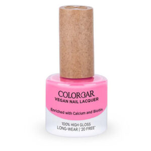 Colorbar 100% High Gloss Long Wear Vegan Nail Lacquer with Calcium & Biotin 8 ml - Sweet Talk 025