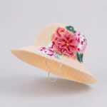 CORSICA Women Beige Embroidered Sun Hat