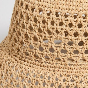 CORSICA Women Beige Self Design Bucket Hat