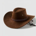 CORSICA Women Coffee Brown Solid Sun Hat