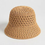 CORSICA Women Khaki Self Design Bucket Hat