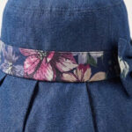 CORSICA Women Navy Blue Self Design Bucket Hat