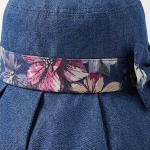 CORSICA Women Navy Blue Self Design Bucket Hat