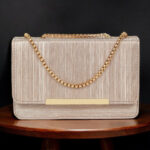 CRUSSET Textured Box Clutch