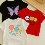 DAMN GUD DG Girls Pack of 3 Printed Cotton T-shirt