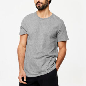Decathlon Domyos - Men Grey Soft Gym T-Shirt