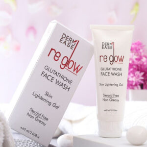 DERMEASE Re-Glow Skin Lightening Gel Face Wash With Glutathione - 60 ml