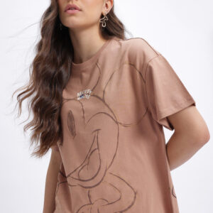 Disney by Glitchez Disney Mickey Mouse Print Oversize T-shirt