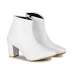 DressBerry Women Pointed Toe Zip Cowboy Boots