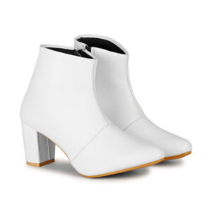 DressBerry Women Pointed Toe Zip Cowboy Boots