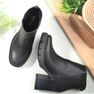 El Paso Women Platform Heeled Mid-Top Regular Boots
