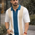 ENITOR Men Colourblocked Polo Collar T-shirt